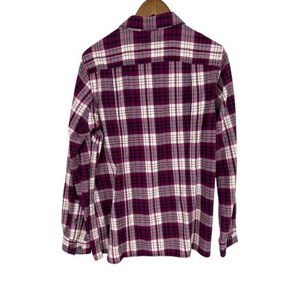 Duluth Trading Company Women's Free Swingin' Flannel Shirt Size M - Picture 6 of 7
